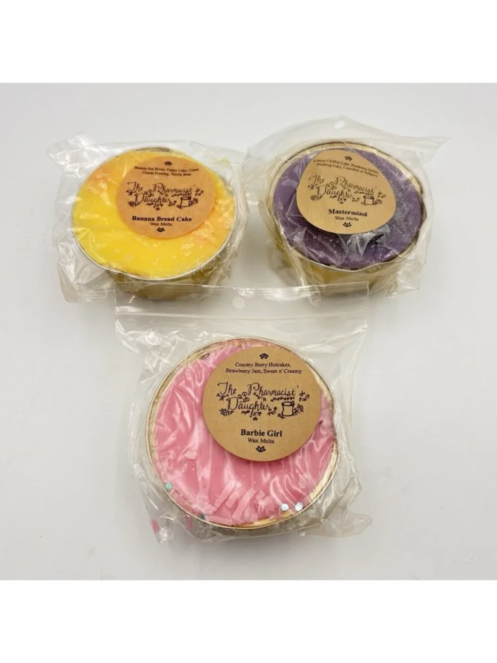 The Pharmacist’s Daughter Vendor Wax Melts 3 Pack Soufflés Gourmands Bakery 3”